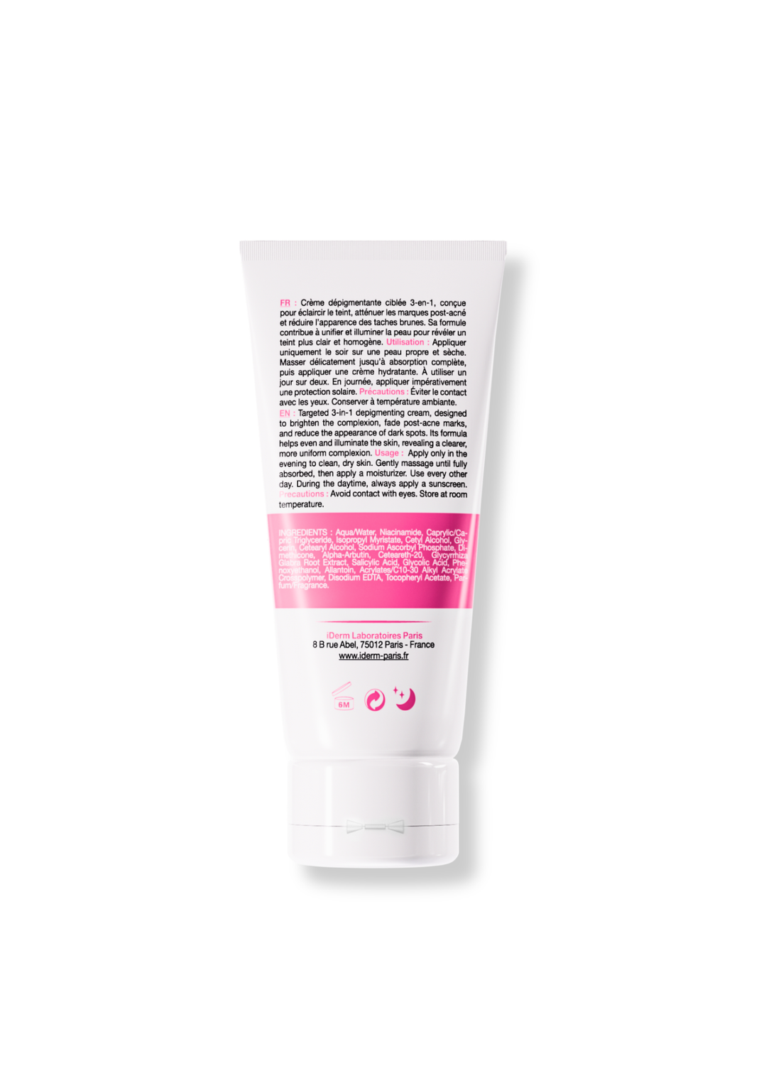 Crème Dépigmentante 3-en-1 Éclaircissante