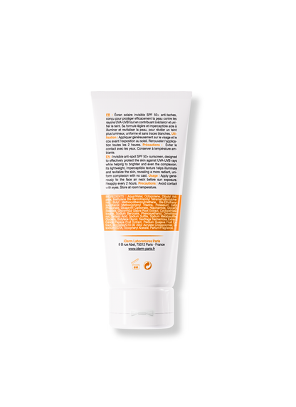 Écran Solaire SPF 50+ Invisible - Anti-Taches